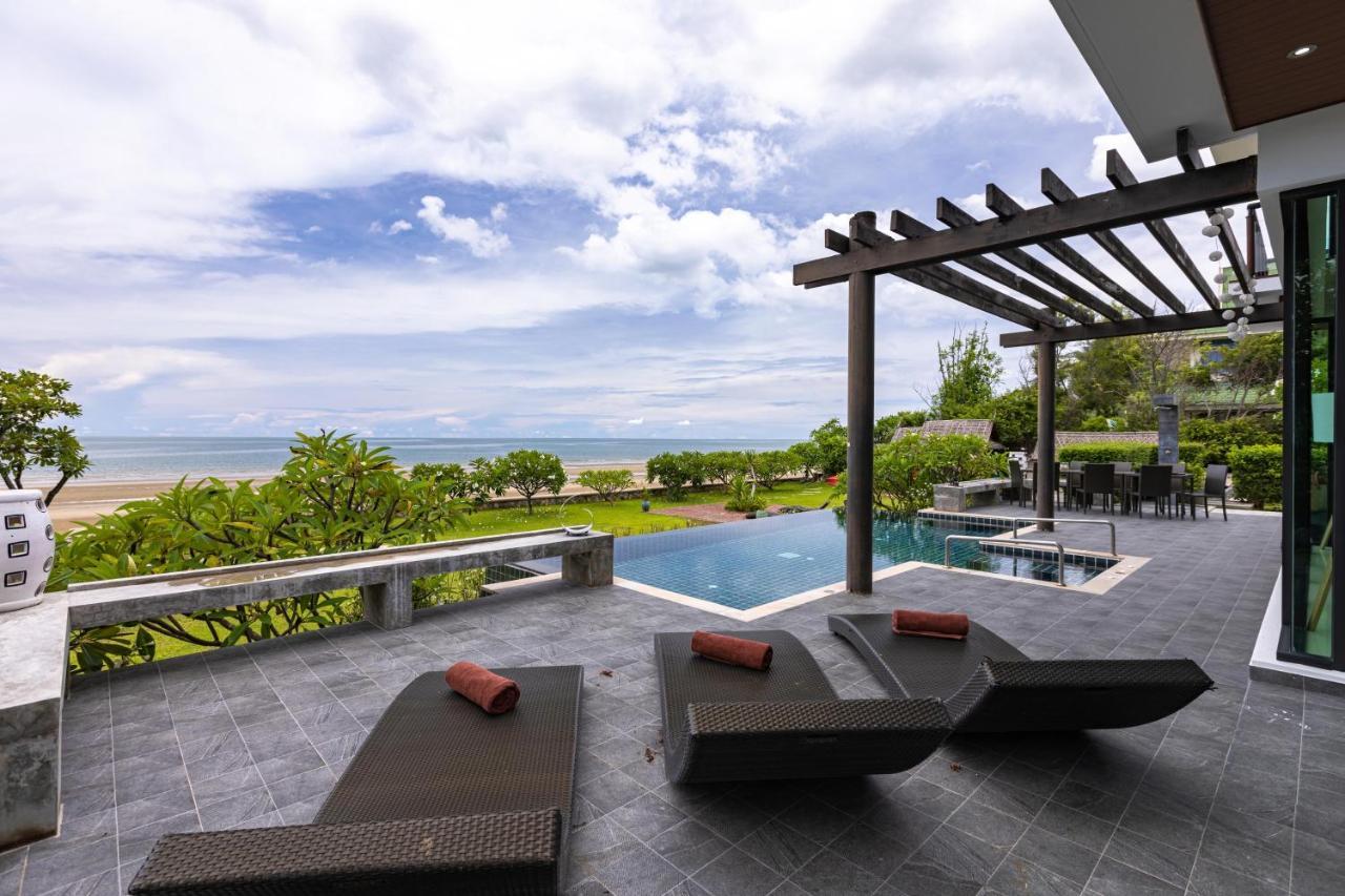 Beachfront Modern 4 Bedroom Pool Villa - Rv HHQ Extérieur photo