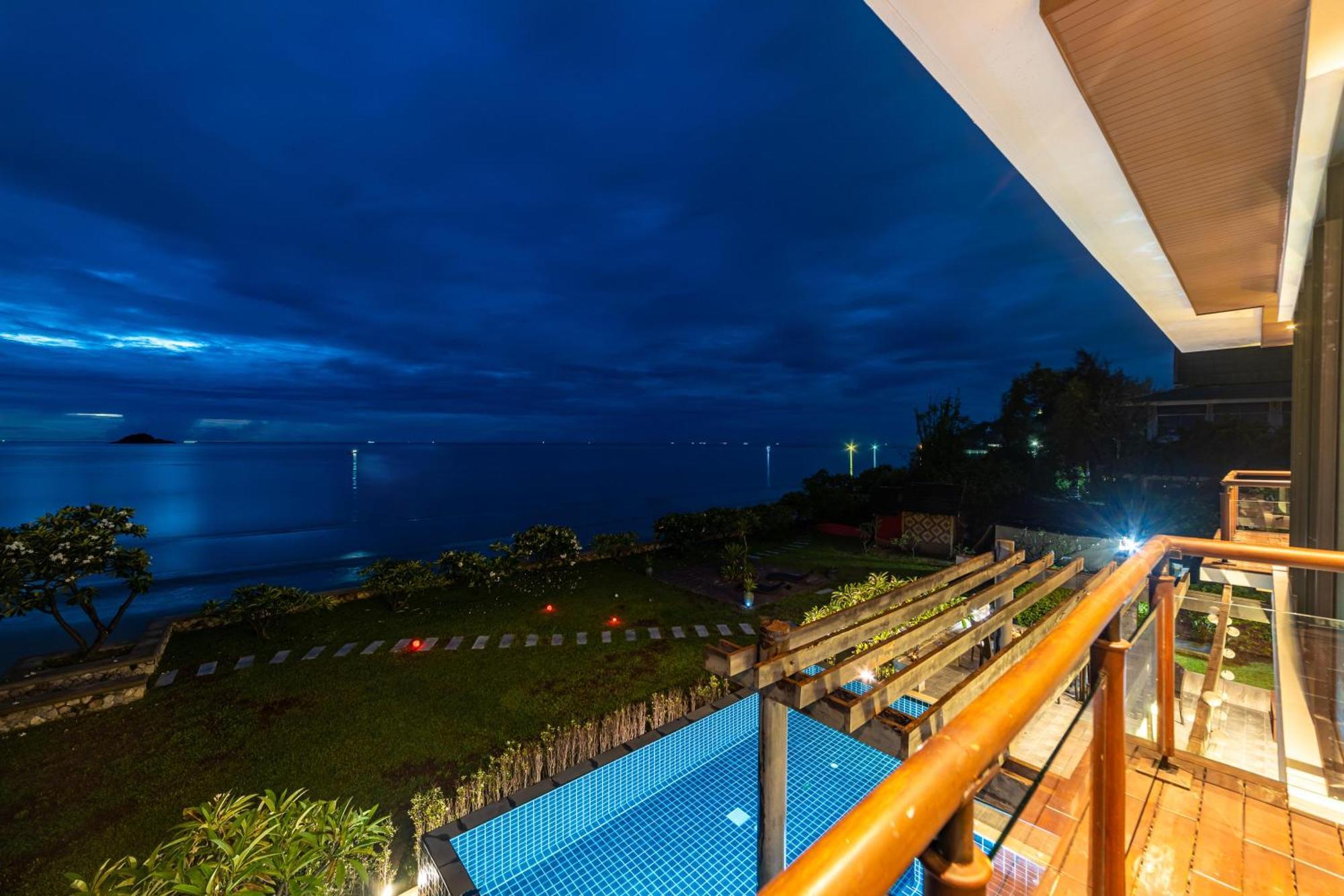 Beachfront Modern 4 Bedroom Pool Villa - Rv HHQ Extérieur photo